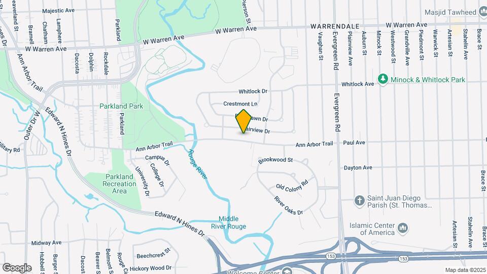 20724 Ann Arbor Trail Map and Location Details