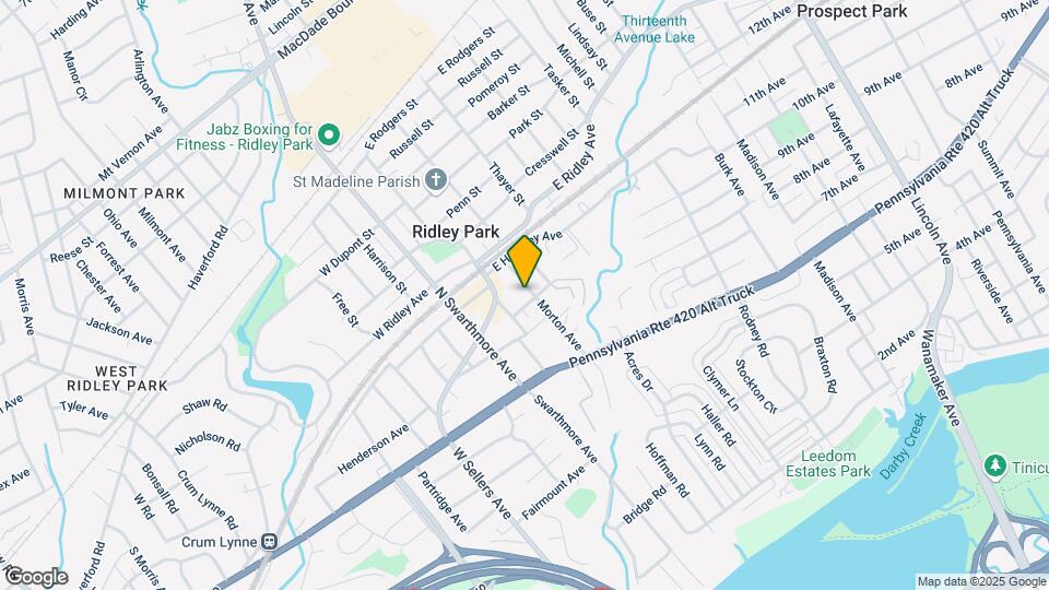 Ridley Manor Mapa y Detalles de la Ubicación