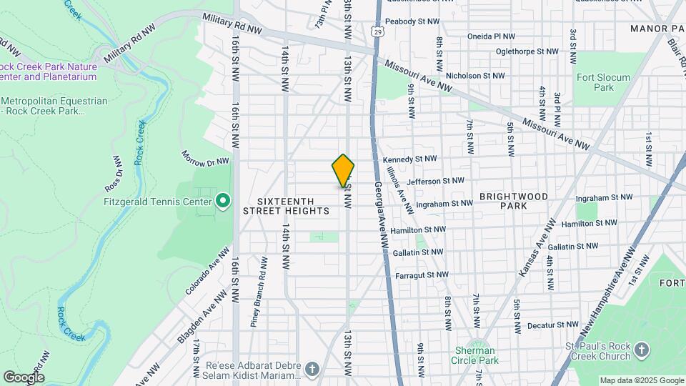 5308 13th St NW Map and Location Details
