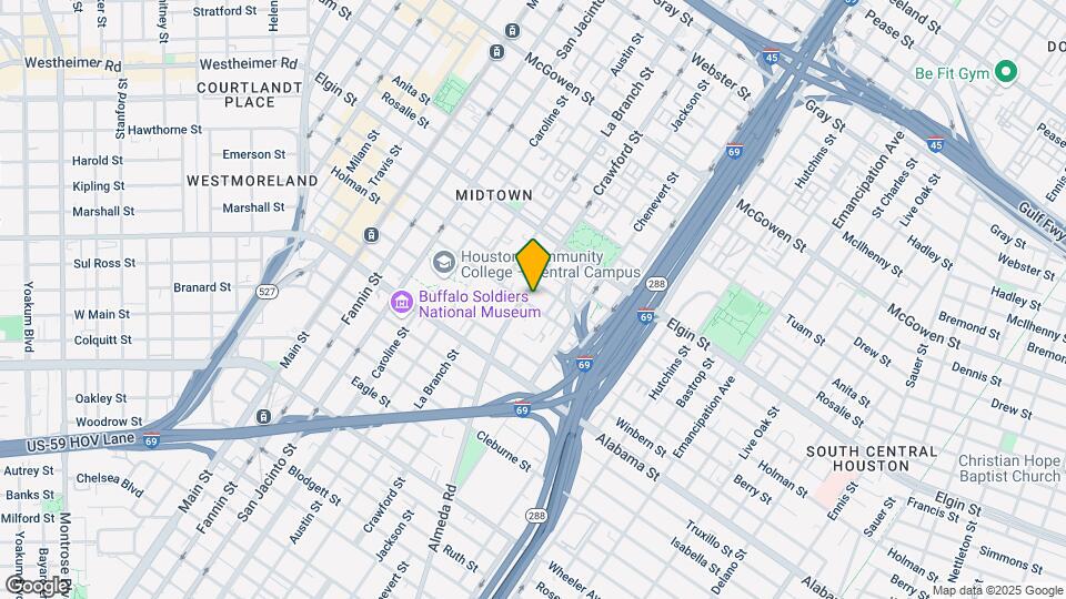 1601 Holman St Map and Location Details