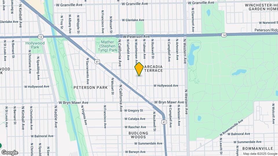 5731 N Washtenaw Ave Mapa y Detalles de la Ubicación