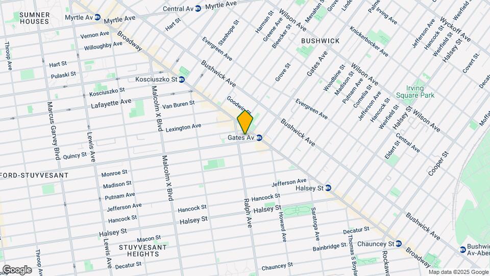 1338 Broadway Mapa y Detalles de la Ubicación