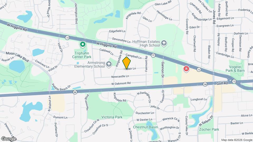 1355 Blair Ln Map and Location Details