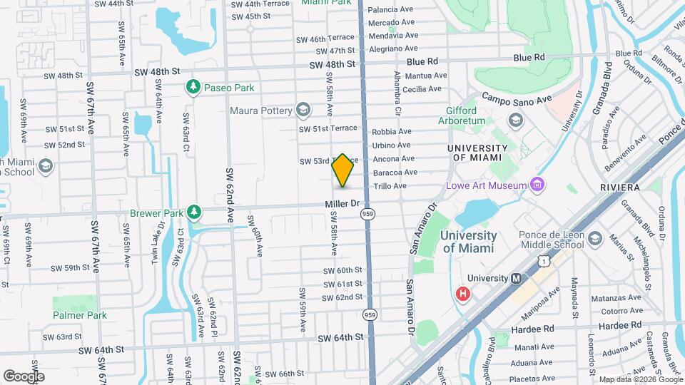 5770 SW 55th St Map and Location Details