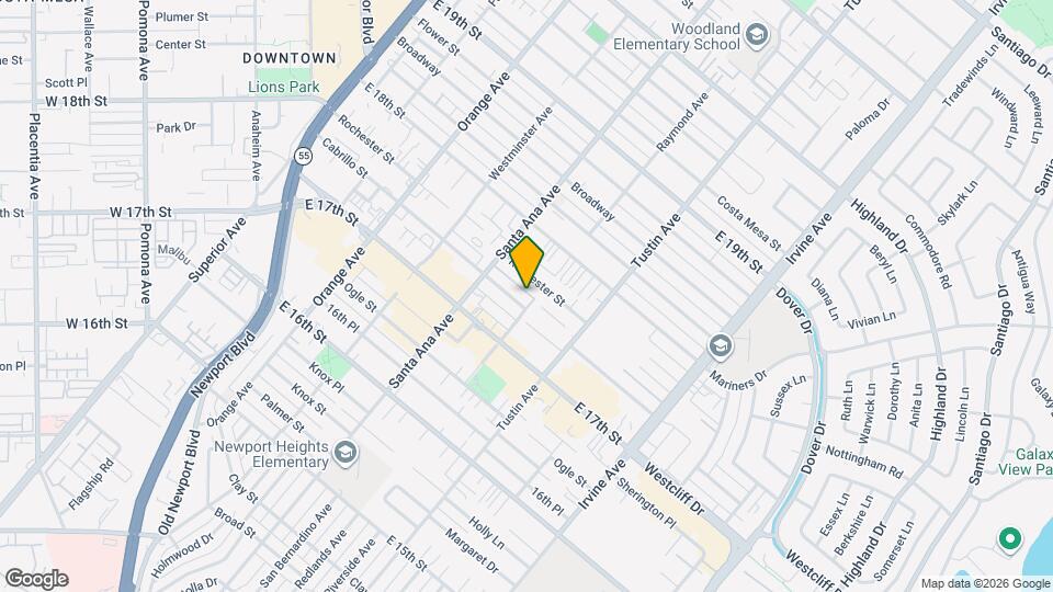 336 Cabrillo St Map and Location Details