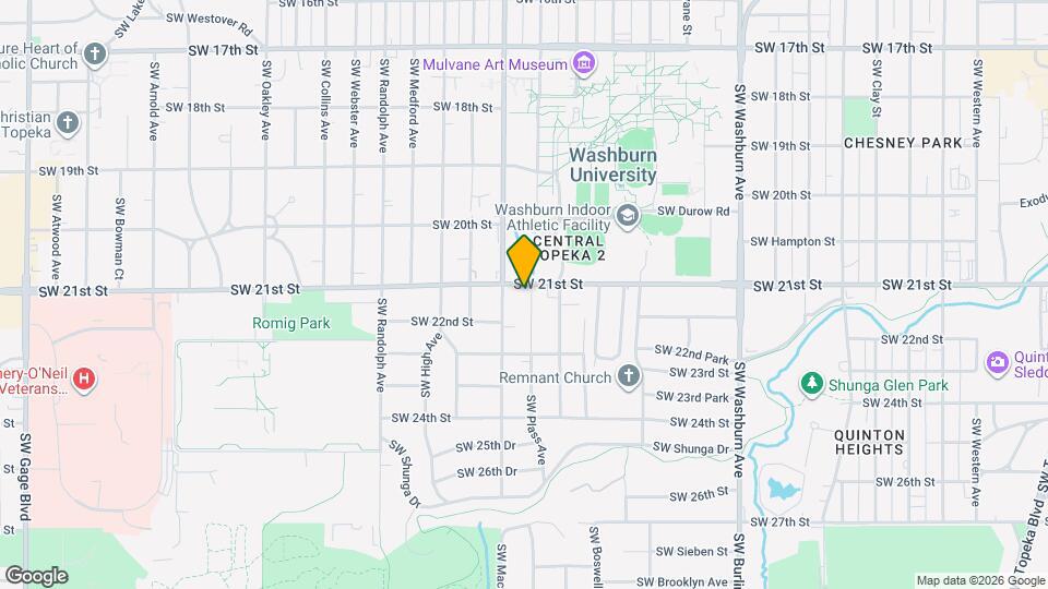 2201 SW 21st St Map and Location Details