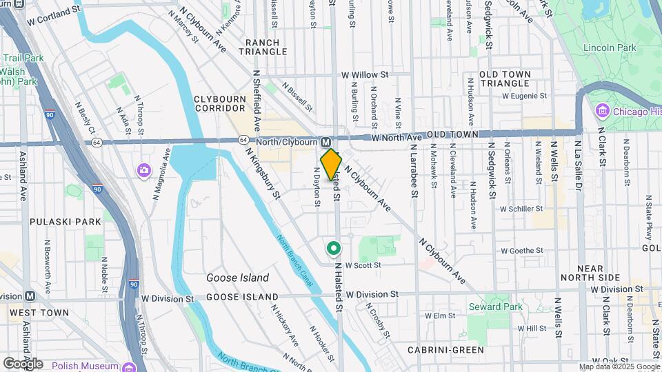 1500 N Halsted St, Unit 1910 Mapa y Detalles de la Ubicación