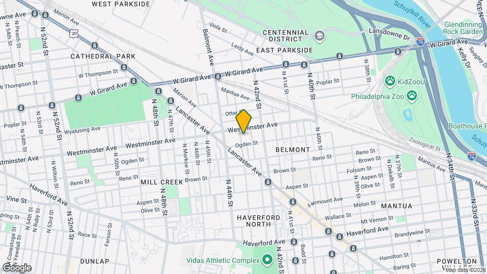 861 N 43rd St Map and Location Details