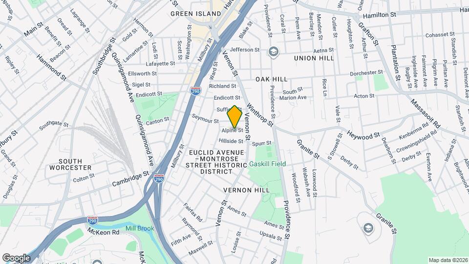 10 Alpine St Map and Location Details