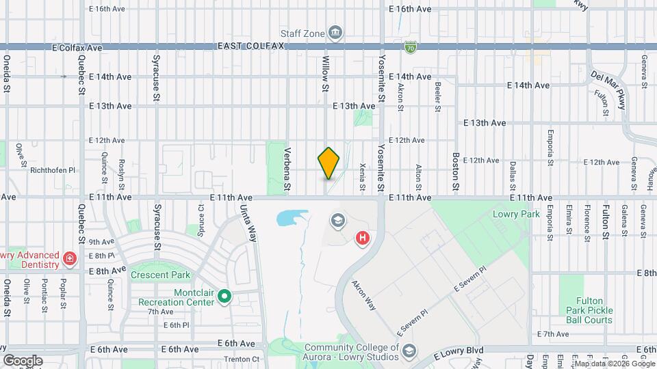 1124-1148 Willow St, Unit 1117 Map and Location Details