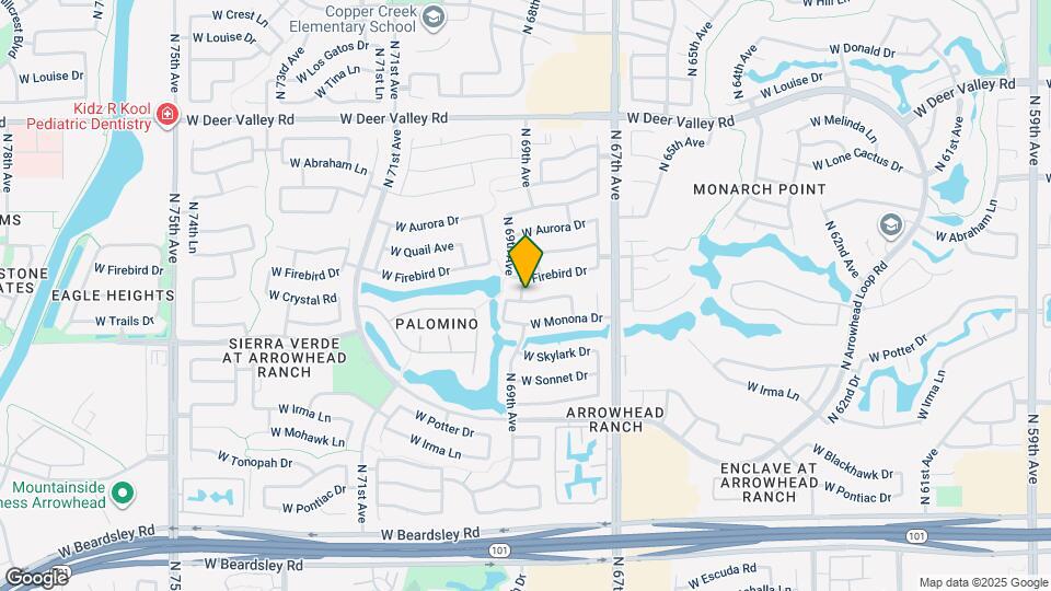 6824 W Rose Garden Ln Mapa y Detalles de la Ubicación