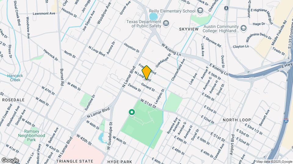 5212 Guadalupe St Map and Location Details