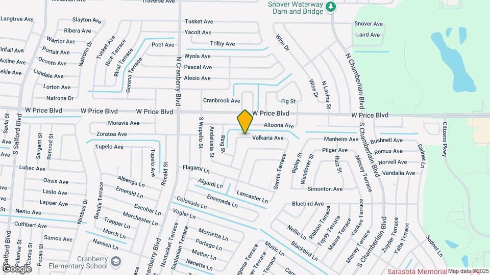 2624 Valkaria Ave Mapa y Detalles de la Ubicación