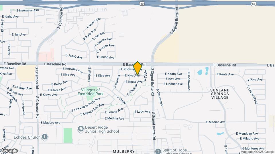 10703 E Kiva Ave Map and Location Details