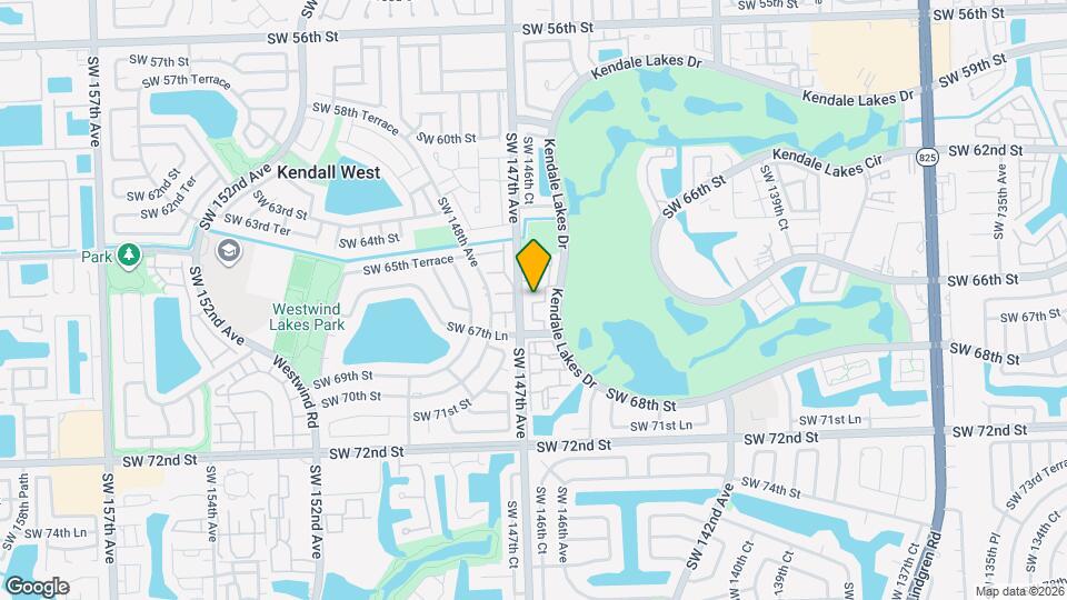6518 Kendale Lakes Dr Mapa y Detalles de la Ubicación