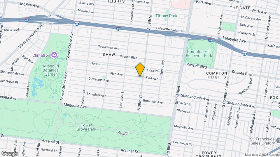 3908-3910-3910 Flad Ave Map and Location Details