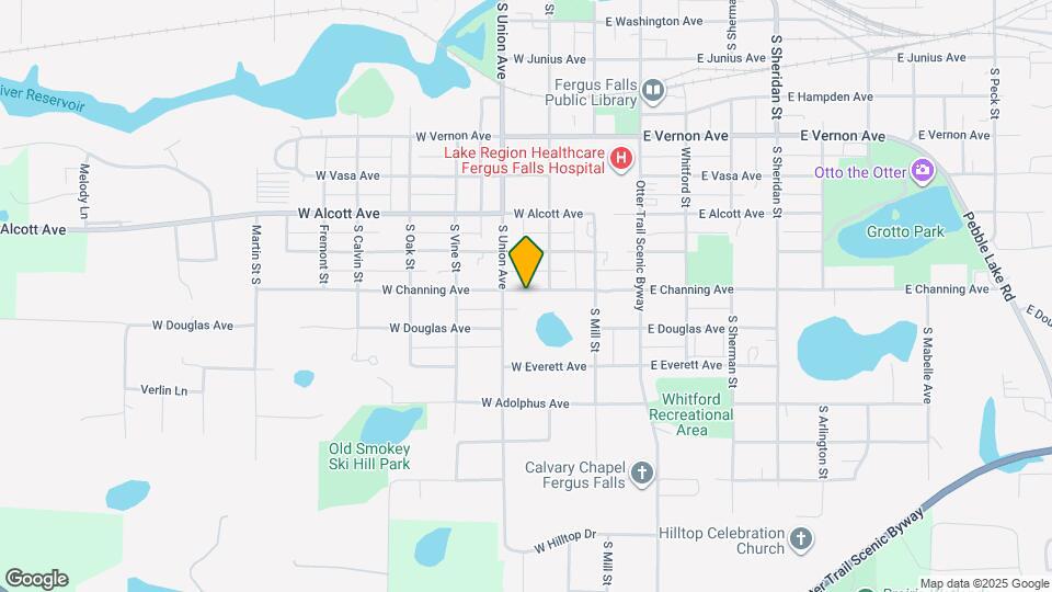 209 W Channing Ave Map and Location Details