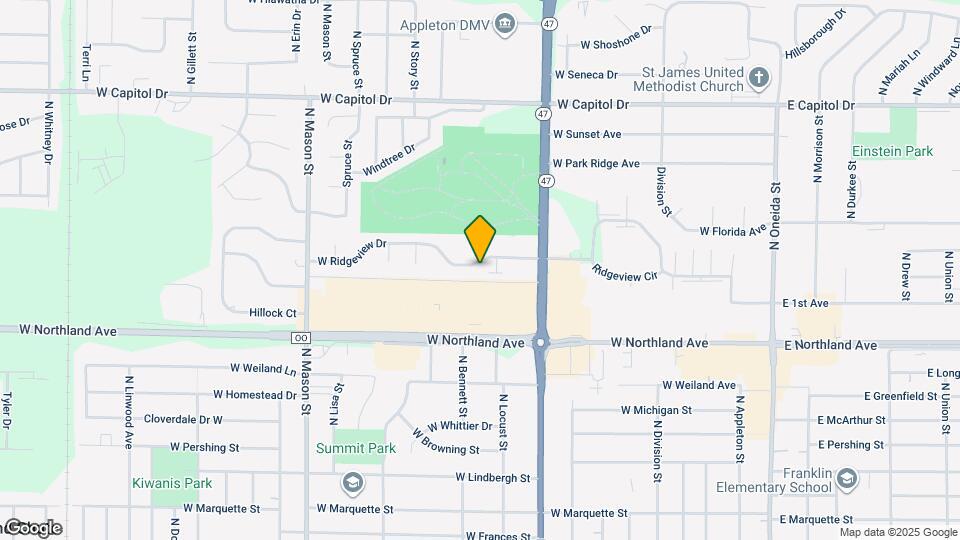 809 W Ridgeview Dr Map and Location Details