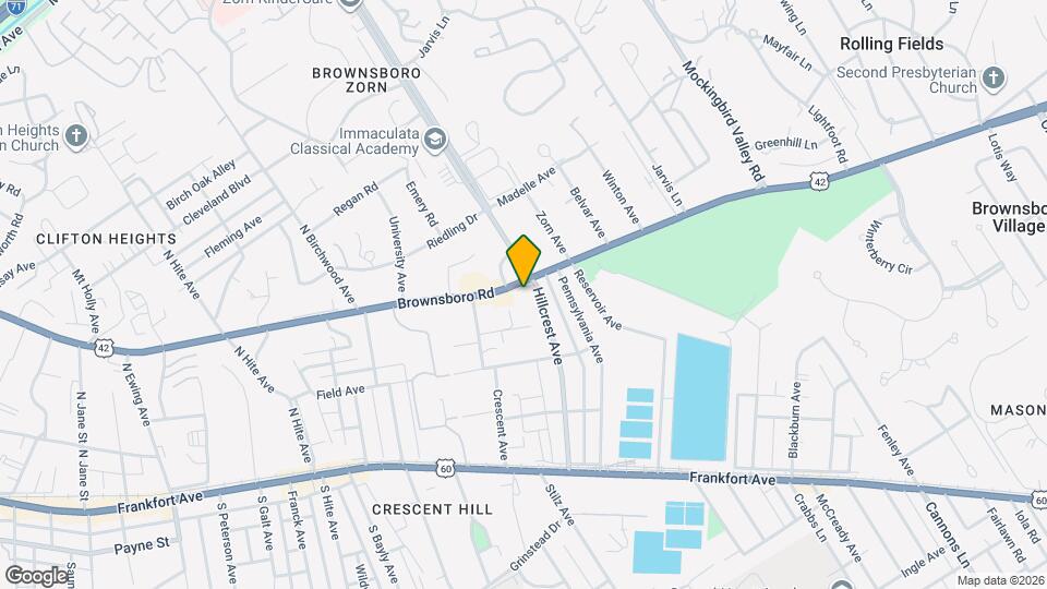 2924 Brownsboro Rd Map and Location Details