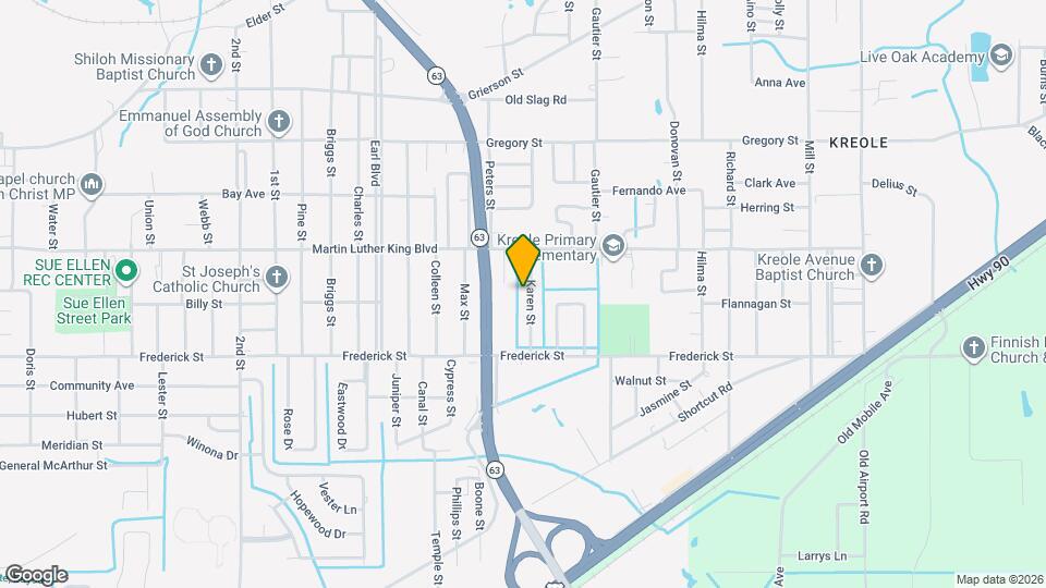 4119 Karen St Map and Location Details