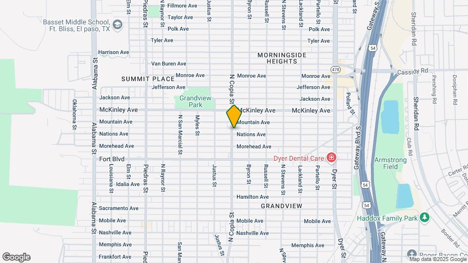 3401 Nations Ave Map and Location Details