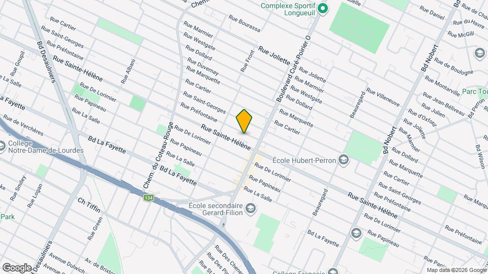 1822 Préfontaine Rue Map and Location Details