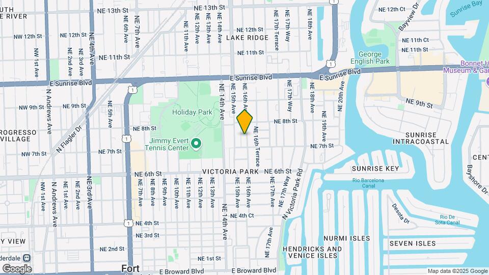 721 NE 16th Ave-Unit -3C Map and Location Details
