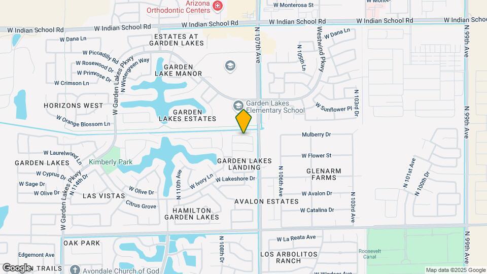10735 W Ashland Way Map and Location Details
