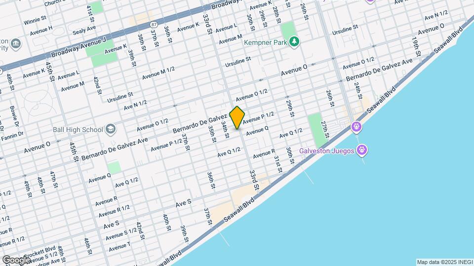 3304 Avenue Q Map and Location Details