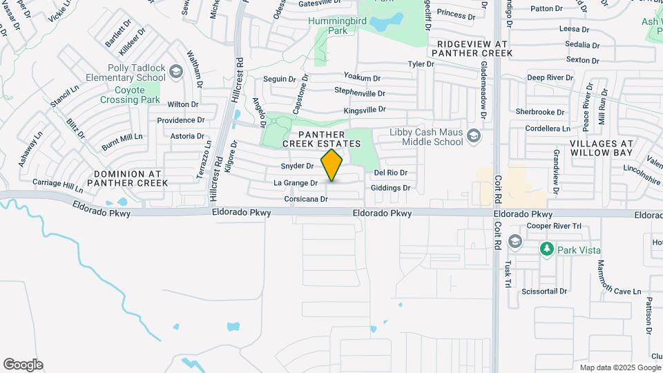 11569 La Grange Dr Map and Location Details
