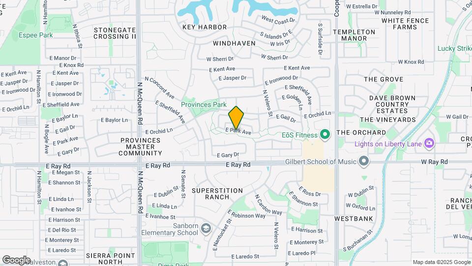 1433 E Park Ave Map and Location Details