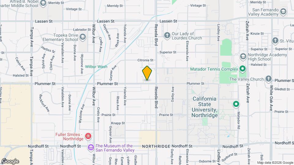 Northridge Fontana Apartments Map and Location Details