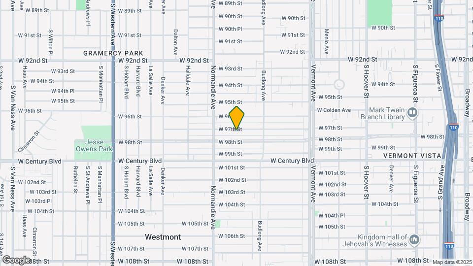 1302 W 97th St Mapa y Detalles de la Ubicación