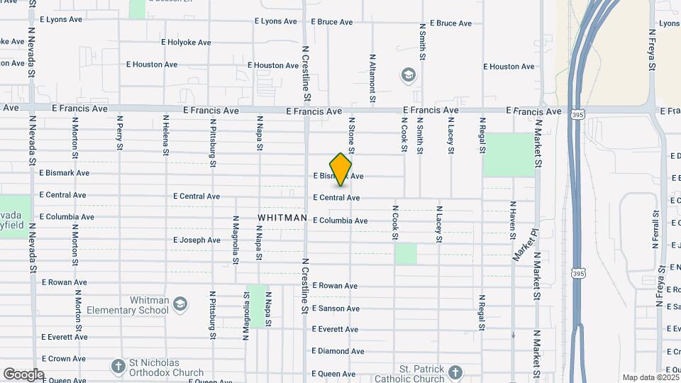 2217 E Central Ave Map and Location Details