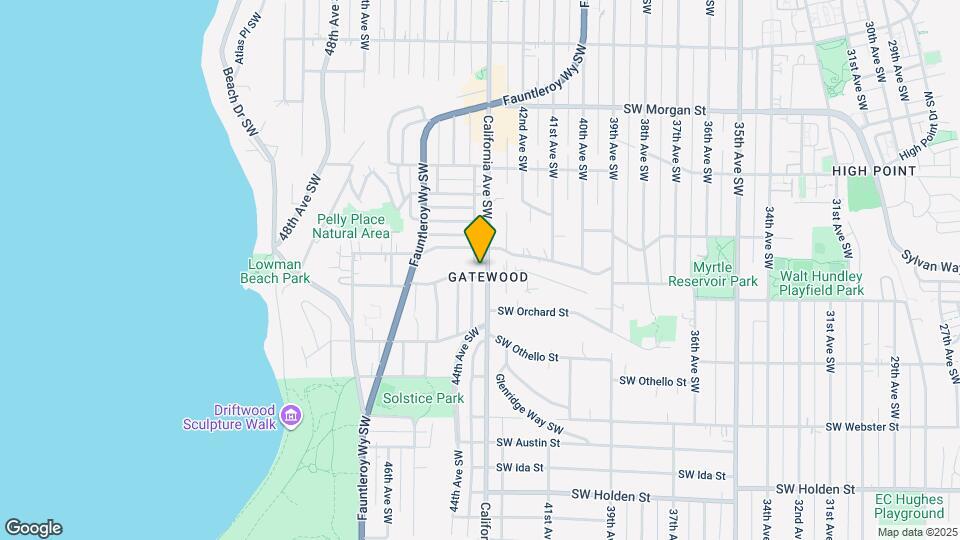 7025 California Ave SW Map and Location Details