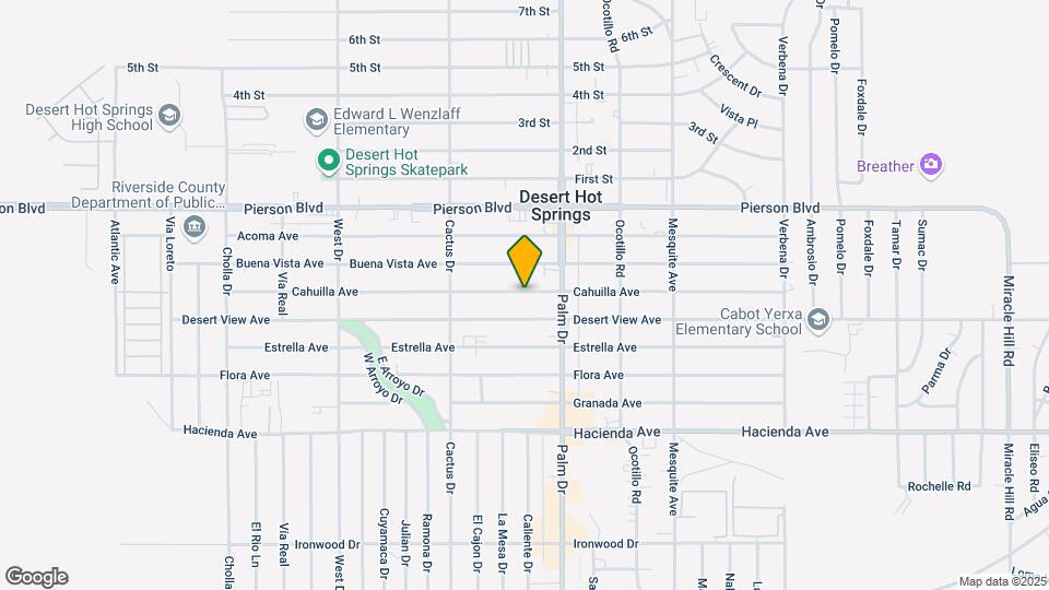 66395 Cahuilla Ave Map and Location Details