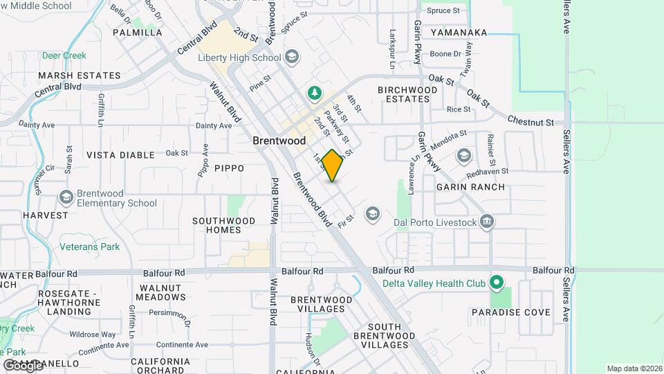 417 1st St Map and Location Details