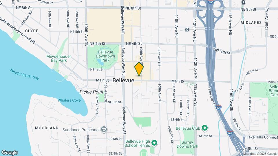 Bellevue Plaza Map and Location Details