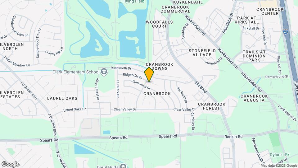 1539 Ridgebriar Dr Map and Location Details
