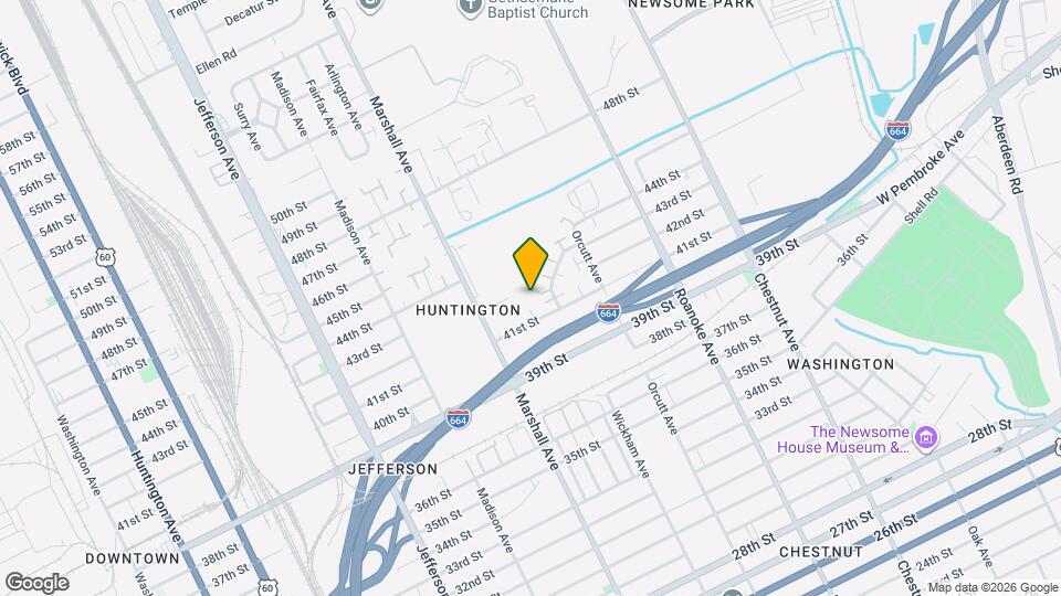 4137 Newsome Dr Map and Location Details