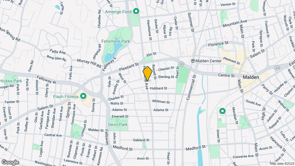 343 Highland Ave-Unit -1 Map and Location Details