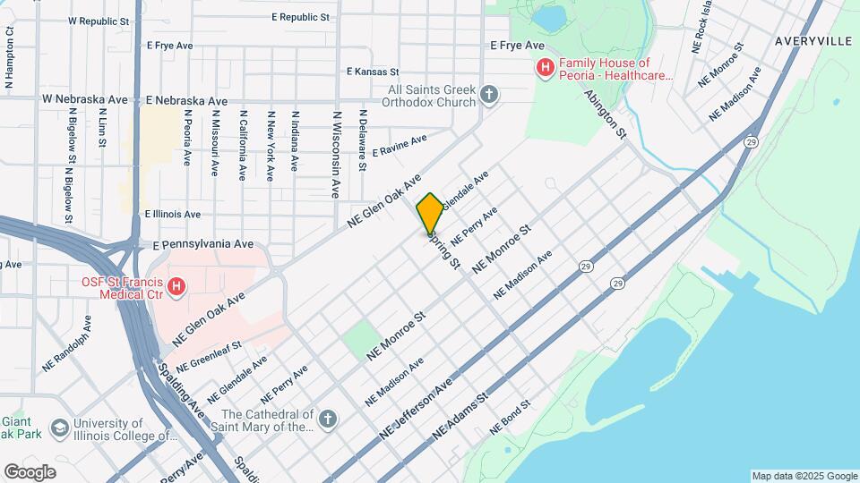 715 Spring St Map and Location Details