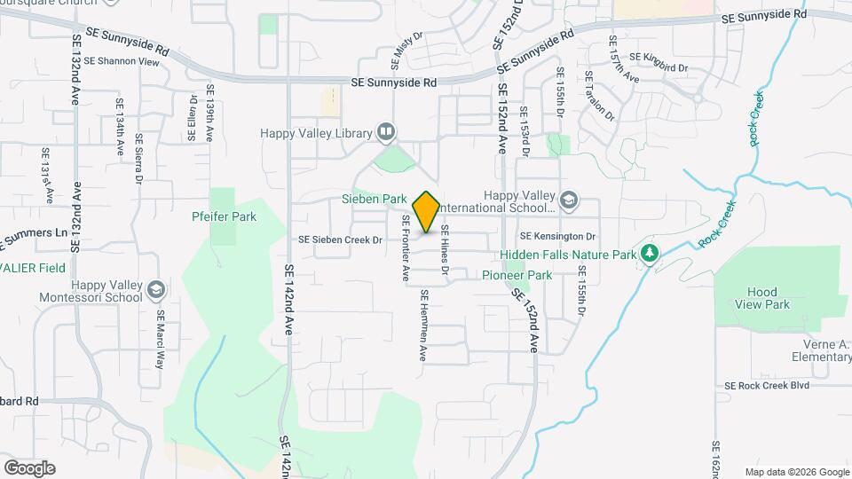 14824 SE Sieben Creek Dr Map and Location Details