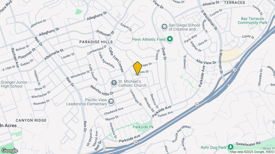 6322 Clyde Ave Map and Location Details