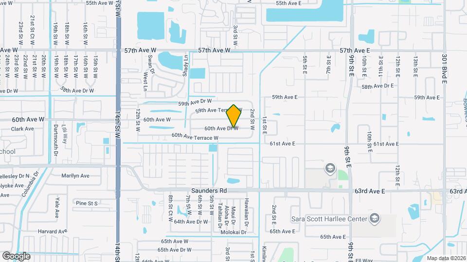 312 60th Ave Dr W Map and Location Details