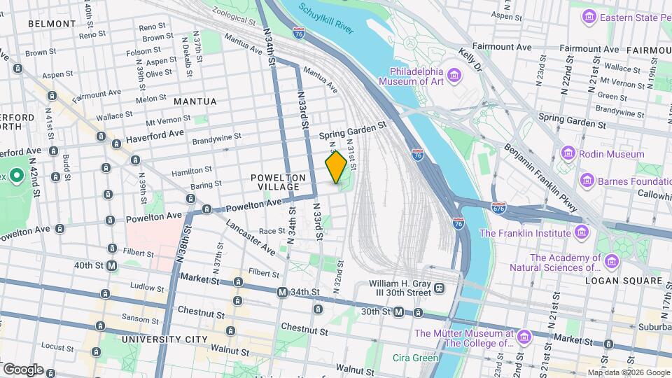 3203 Powelton Ave Map and Location Details