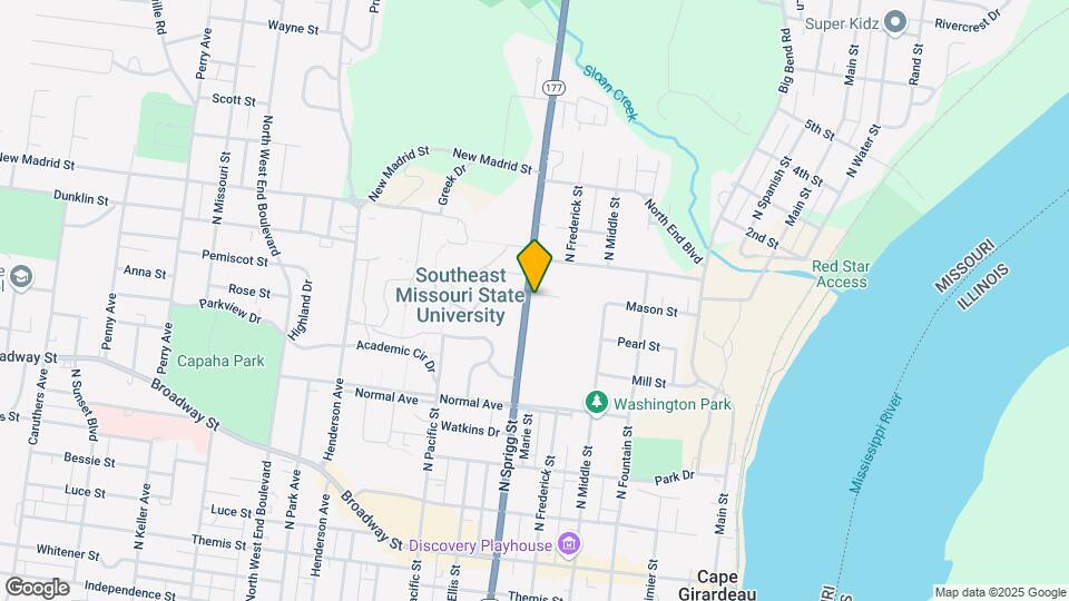 716 N Sprigg St Map and Location Details