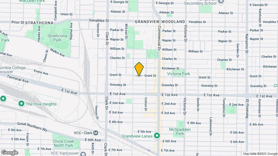 1540 Grant St Map and Location Details