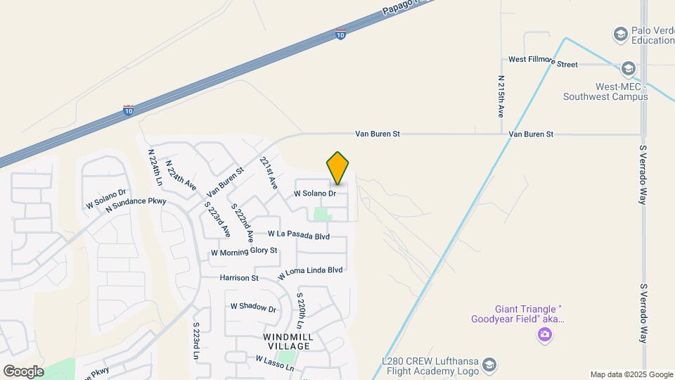 21960 W Solano Dr Map and Location Details