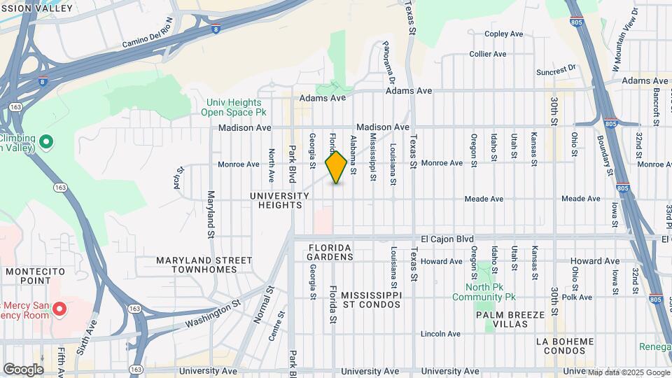 4421-4427 Florida St Map and Location Details